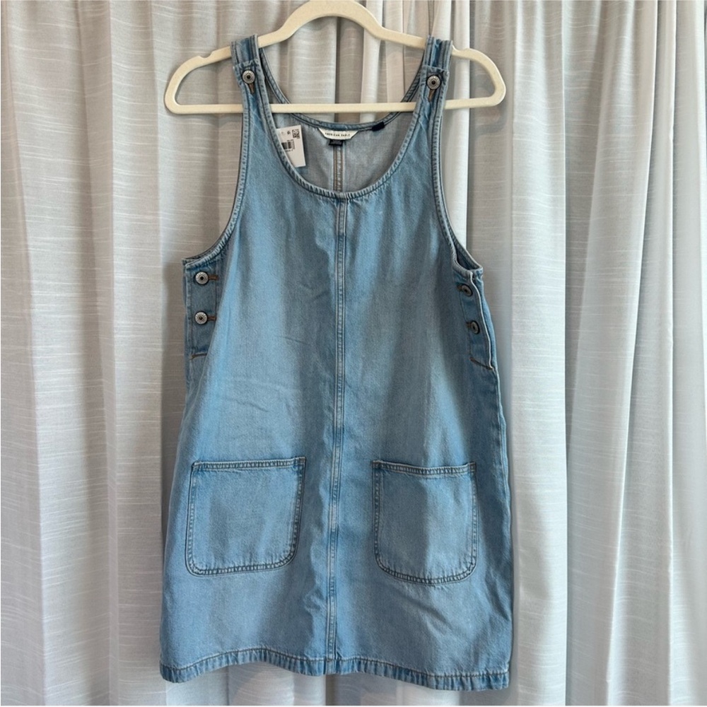 NWOT American Eagle Denim Pinafore Dress